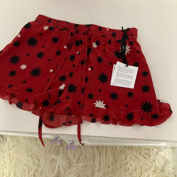 RED Valentino printed silk shorts - Picture 3 of 13